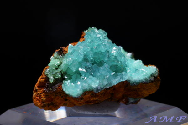 メキシコ・オハエラ鉱山産 キュプリアンアダマイトの綺麗な標本12