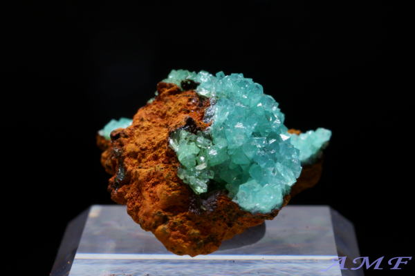 メキシコ・オハエラ鉱山産 キュプリアンアダマイトの綺麗な標本13