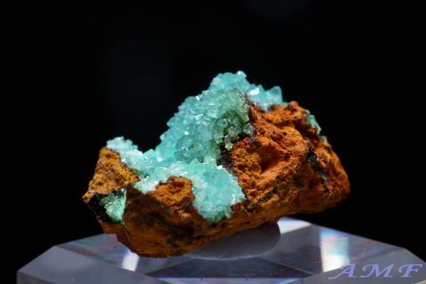 メキシコ・オハエラ鉱山産 キュプリアンアダマイトの綺麗な標本16
