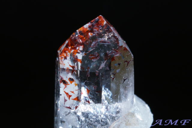 ナミビア・ブランドバーグ産レピドクロサイト入り水晶の綺麗な標本91
