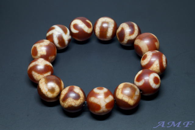 天珠ブレスレット16mm21