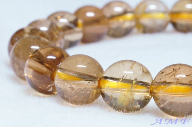 ナチュラルシャンパントパーズの綺麗なブレスレット8mm51